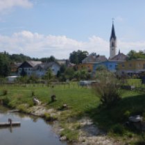 Picturesque Austrian village on way to Linz, 3 Aug